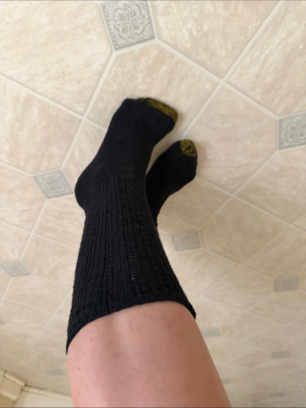 Tall Black Socks